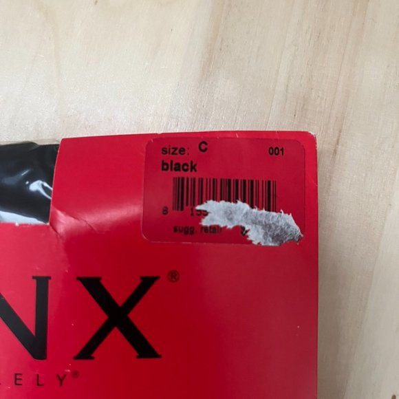 NWT Spanx Footless Bodyshaping Pantyhose, Black, Size C - Picture 2 of 4